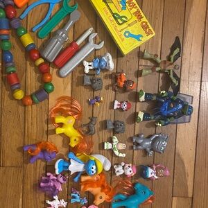 Vibrant Action Figure Playset with Tools